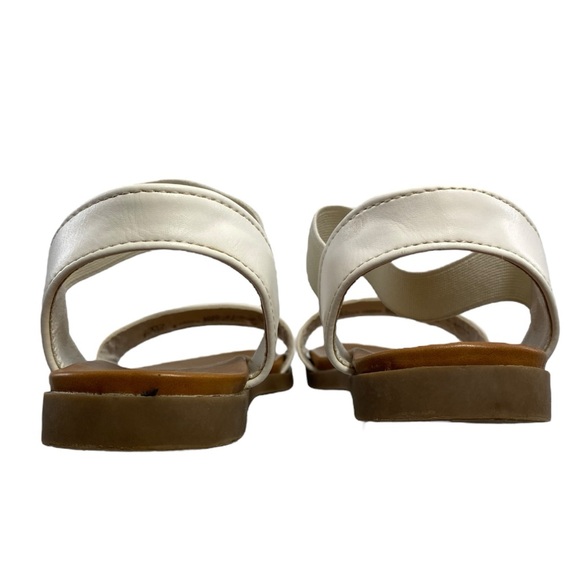 Steve Madden Girls Kids JDebraa White Strap Size 11 Sandals - Picture 6 of 10